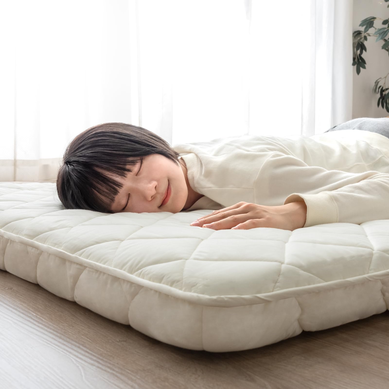 Amazon｜タンスのゲン 敷布団 シングル 日本製 高反発 & 高耐久 100
